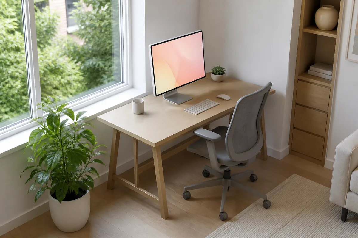 Aménager un bureau à domicile : ergonomie et confort
